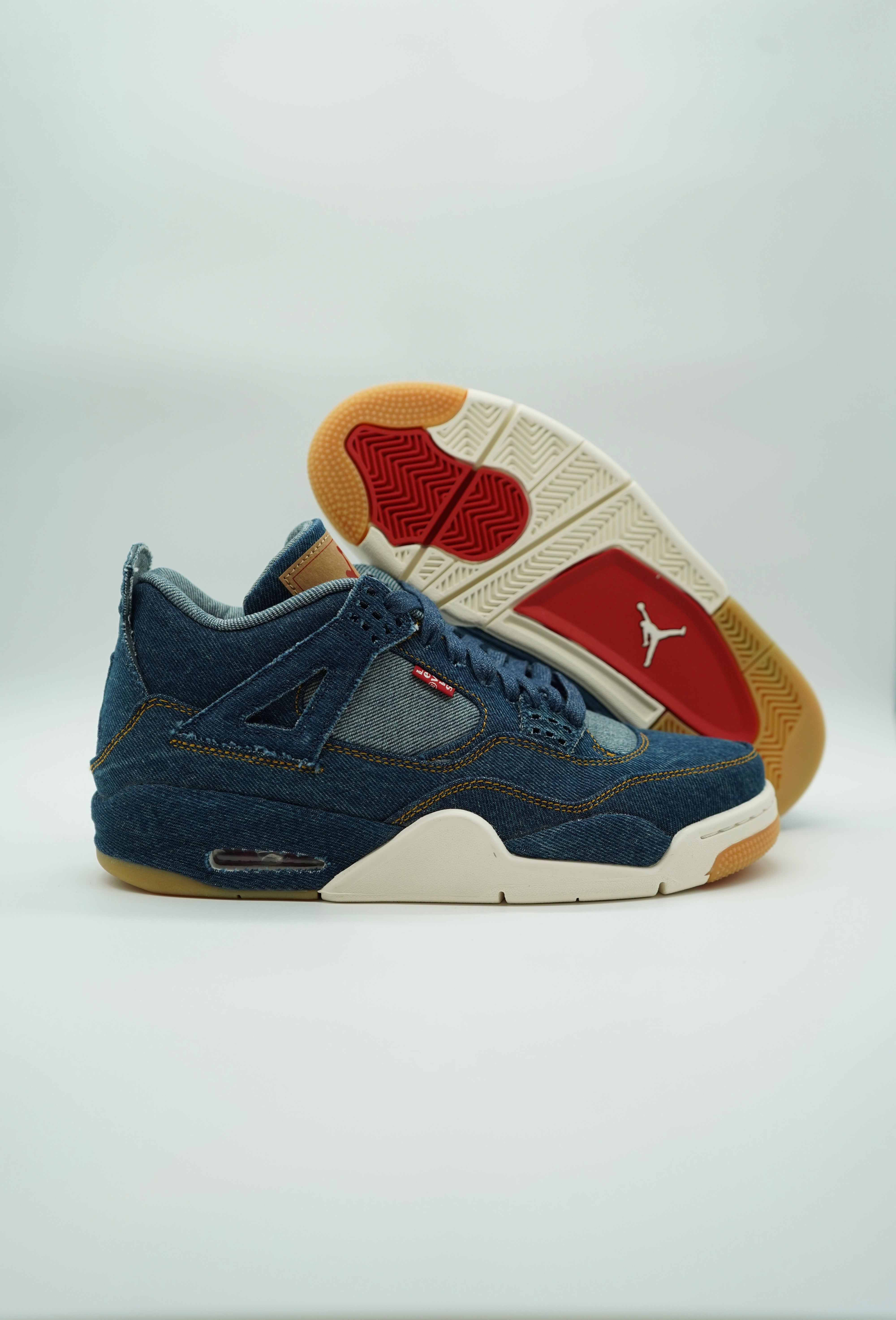 Jordan 4 retro levi's denim online