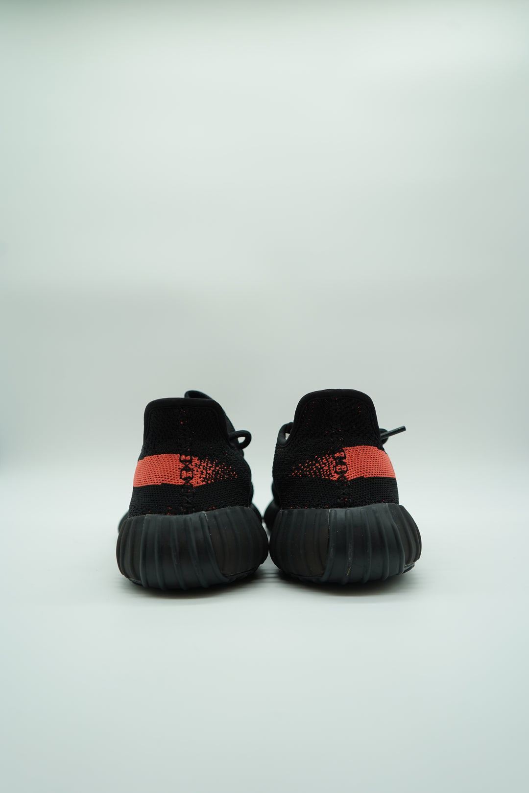 Yeezy Boost 350 V2 Core Black Red Stripe – DecadeFootwear