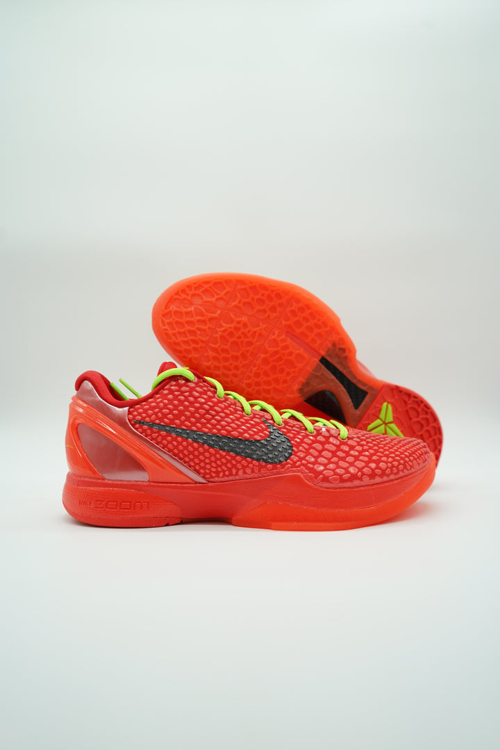 NIKE KOBE 6 PROTO 【REVERSE GRINCH】 Nike Kobe 6 Protro Low Reverse Grinch for Sale